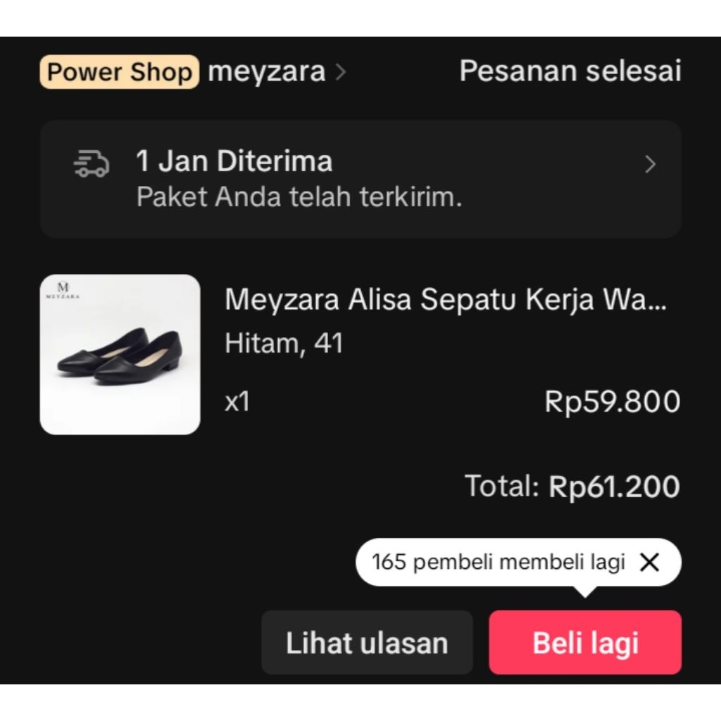 PRELOVED SEPATU KERJA