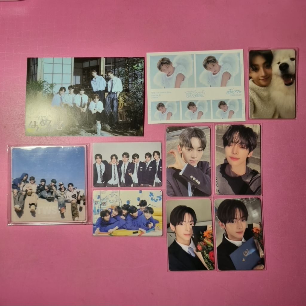 PHOTOCARD OFFICIAL TWS SHINYU DOHOON YOUNGJAE HANJIN JIHOON WEVERSE LD POSTCARD GROUP PC SPARKLING B