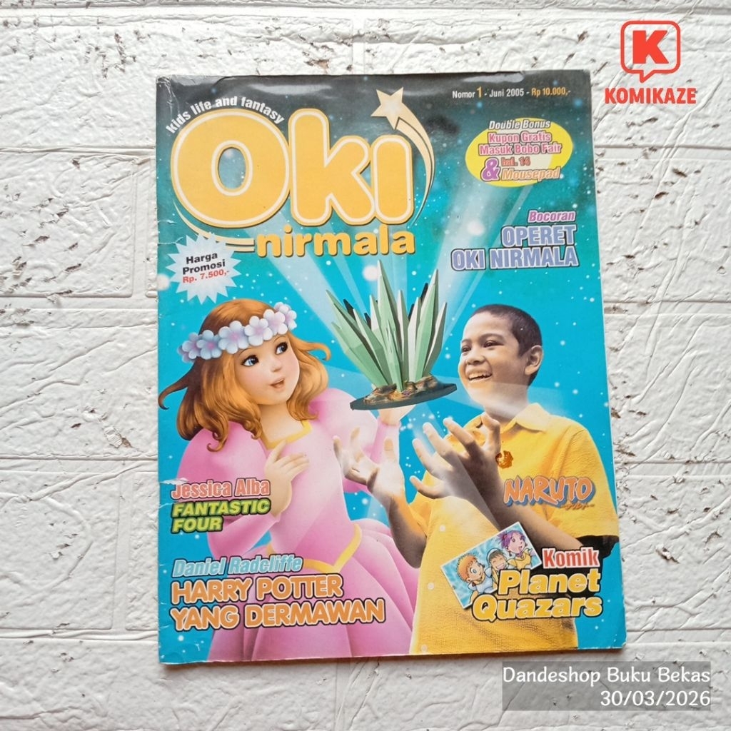 Oki Nirmala - Majalah Anak Bekas Preloved - BUKUGRAFI