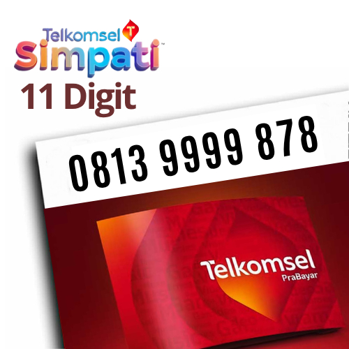 Kartu Perdana 11 Digit Simpati Nomor Cantik Telkomsel Simpati Nomer Cantik  Simpati Jaringan 4G/5G V