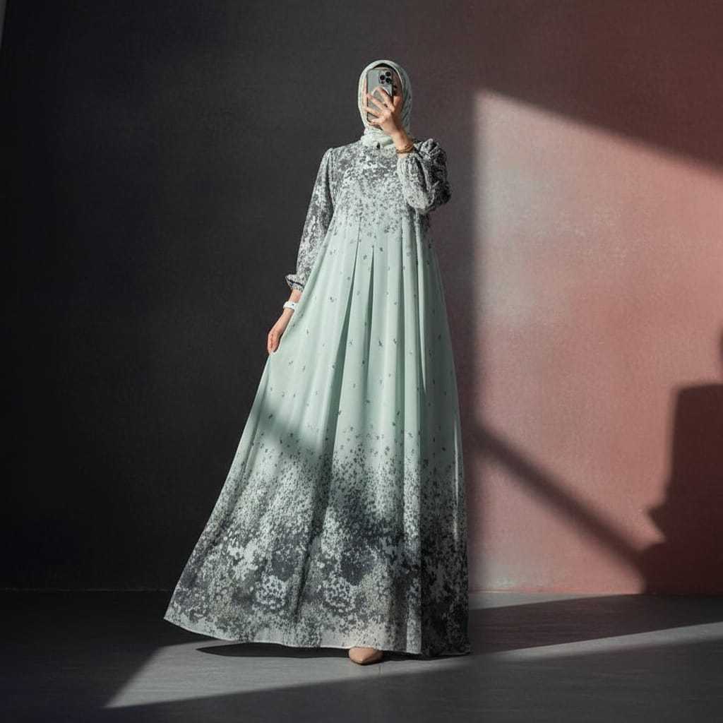 GAMIS CERUTY BABYDOLL ONE SET HIJAB//GAMIS CERUTY BABY DOLL//GAMIS ONE SET HIJAB//GAMIS SETELAN HIJA