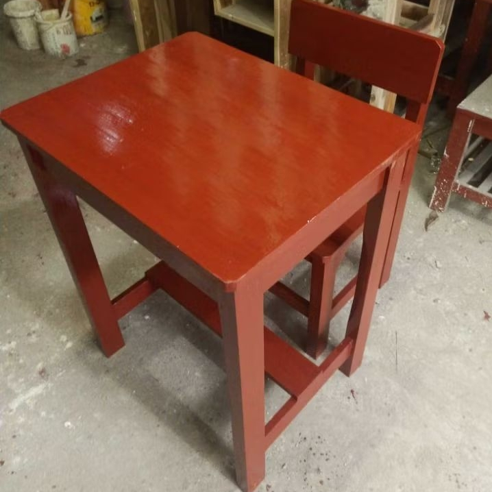 meja dan kursi siswa single set | meja dan kursi sekolah | meja kayu jati