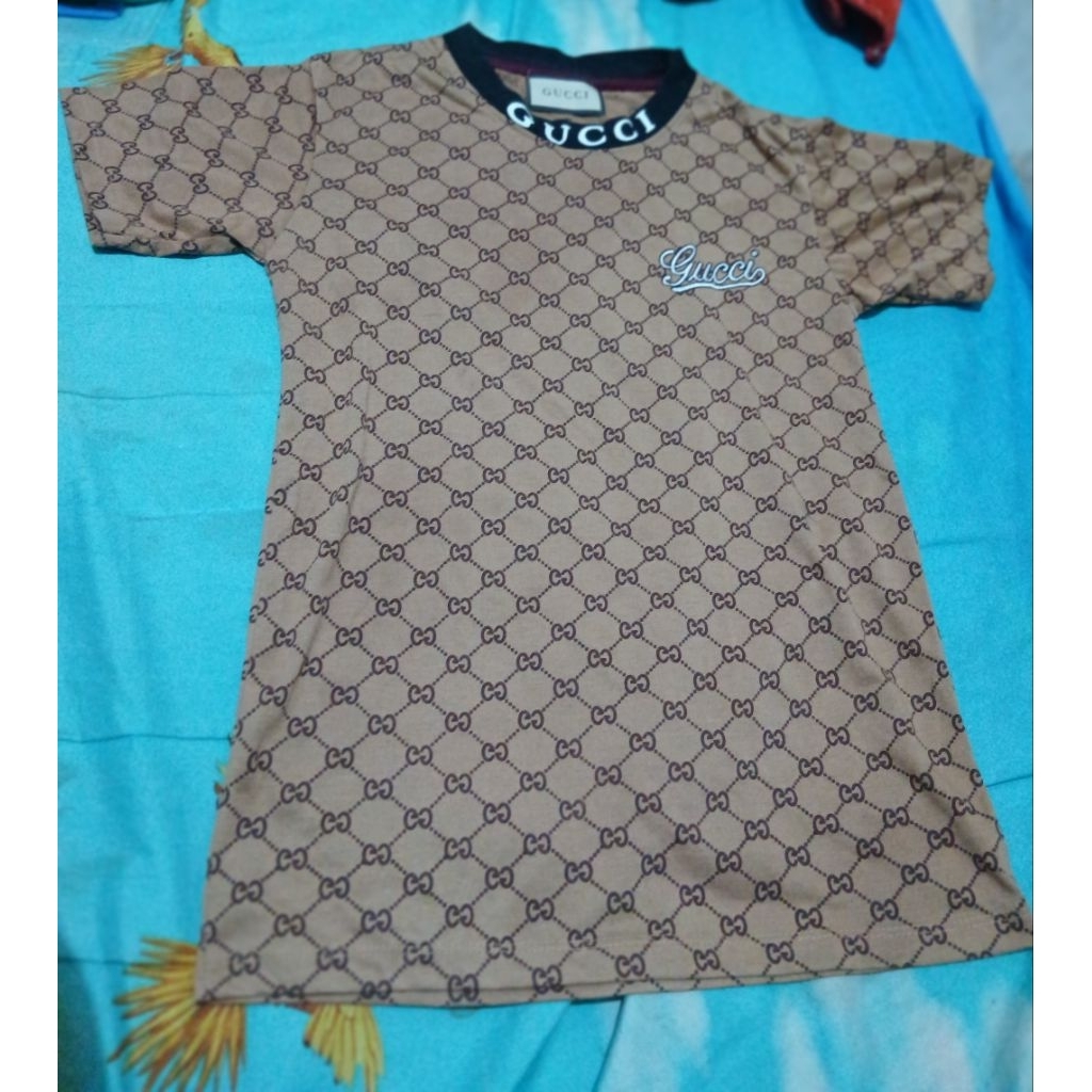 Kaos Gucci warna coklat (second)