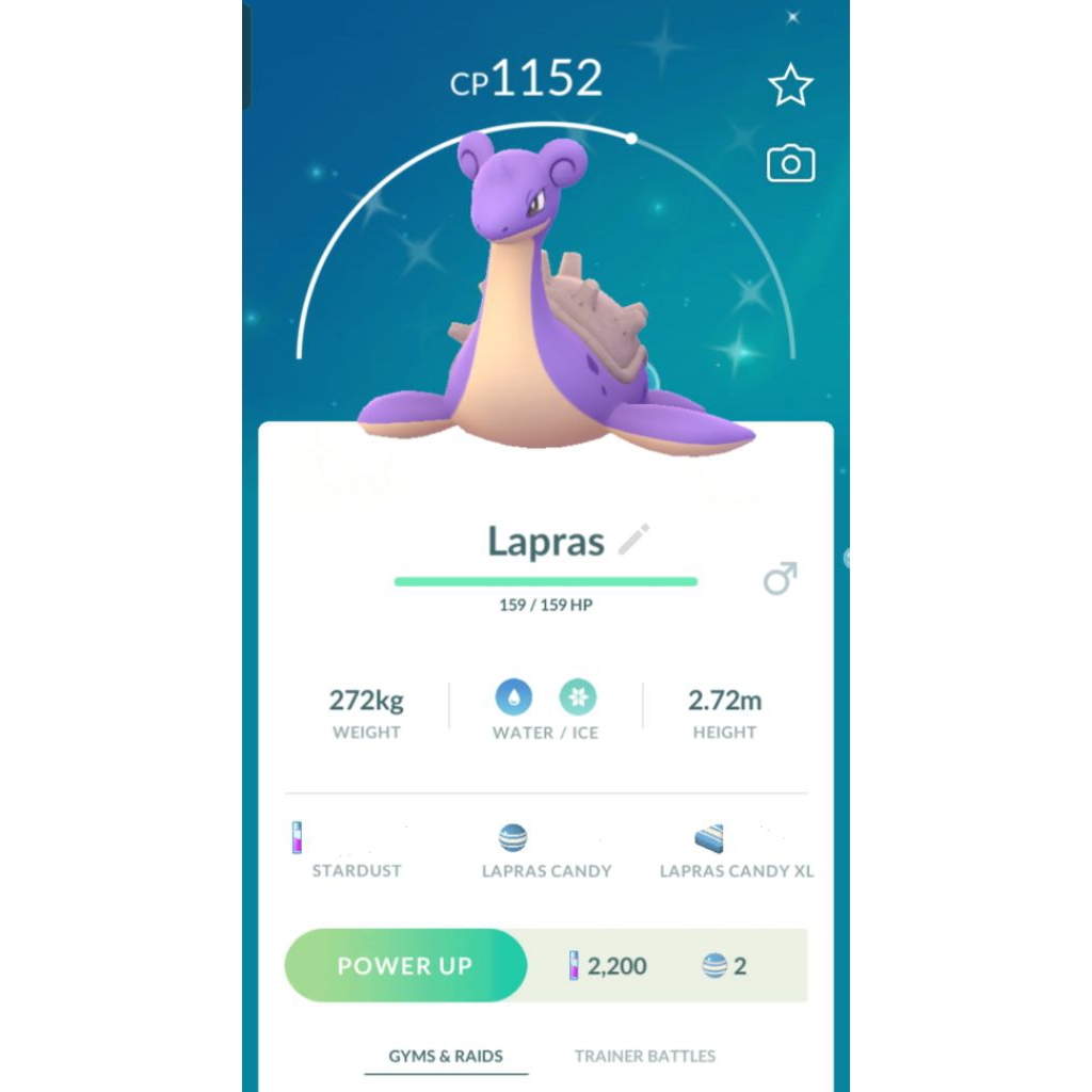 POKEMON GO - LAPRAS SHINY