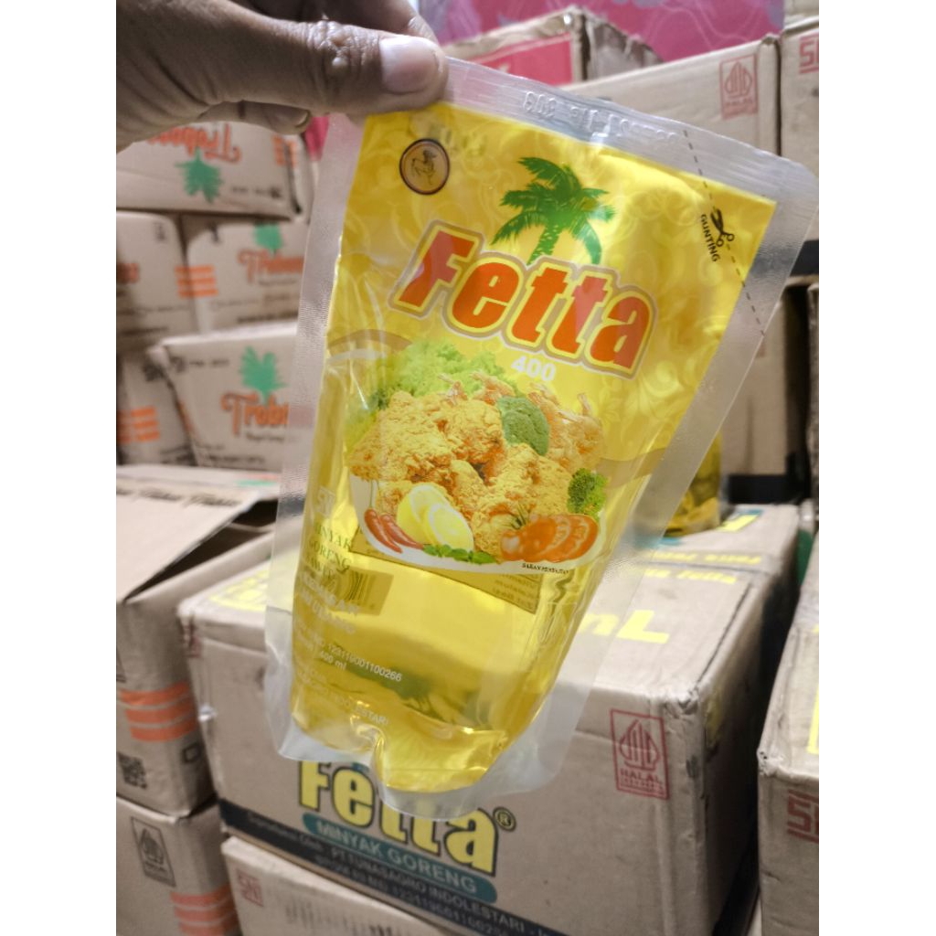 minyak goreng fetta 400 1 dus 24 pcs
