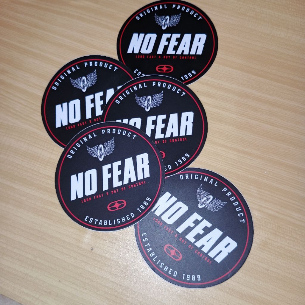 no fear sticker original planet surf