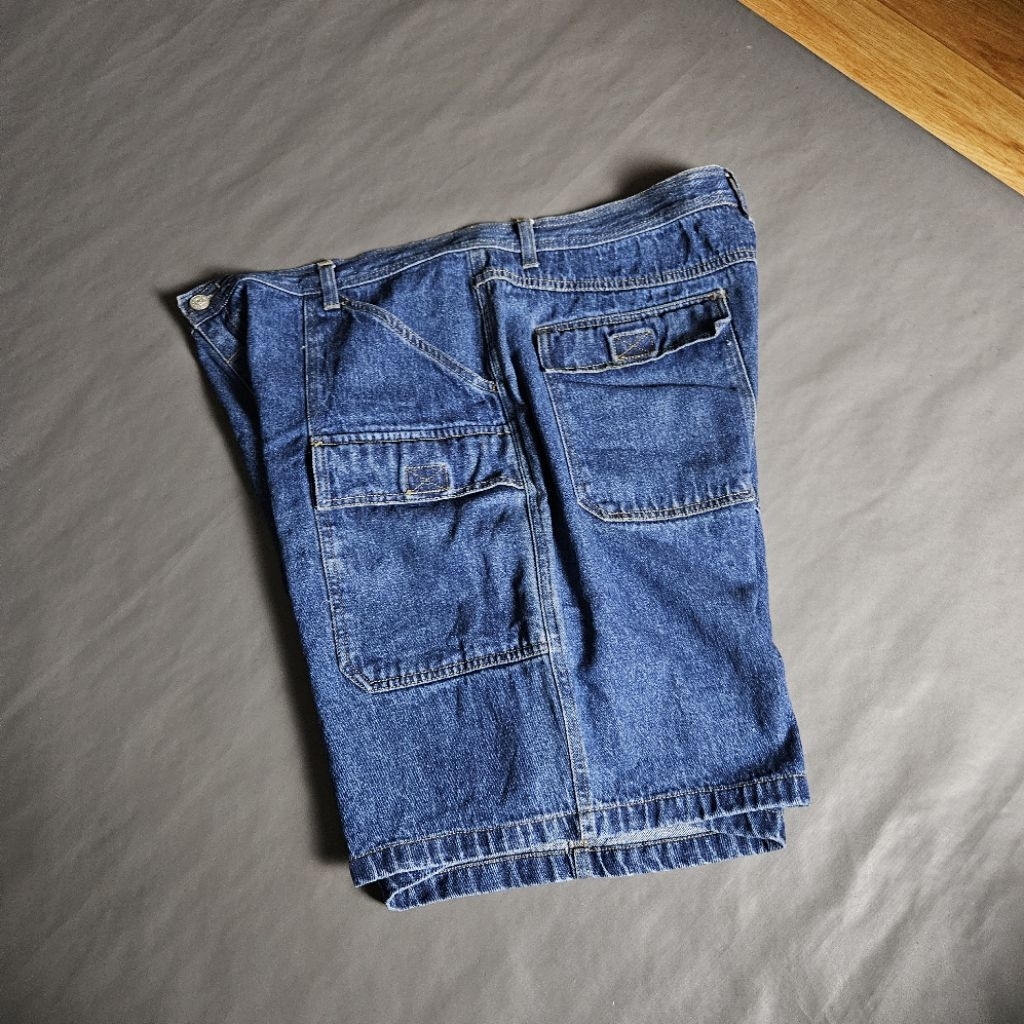 Celana Cargo Pendek multi pocket Jeans