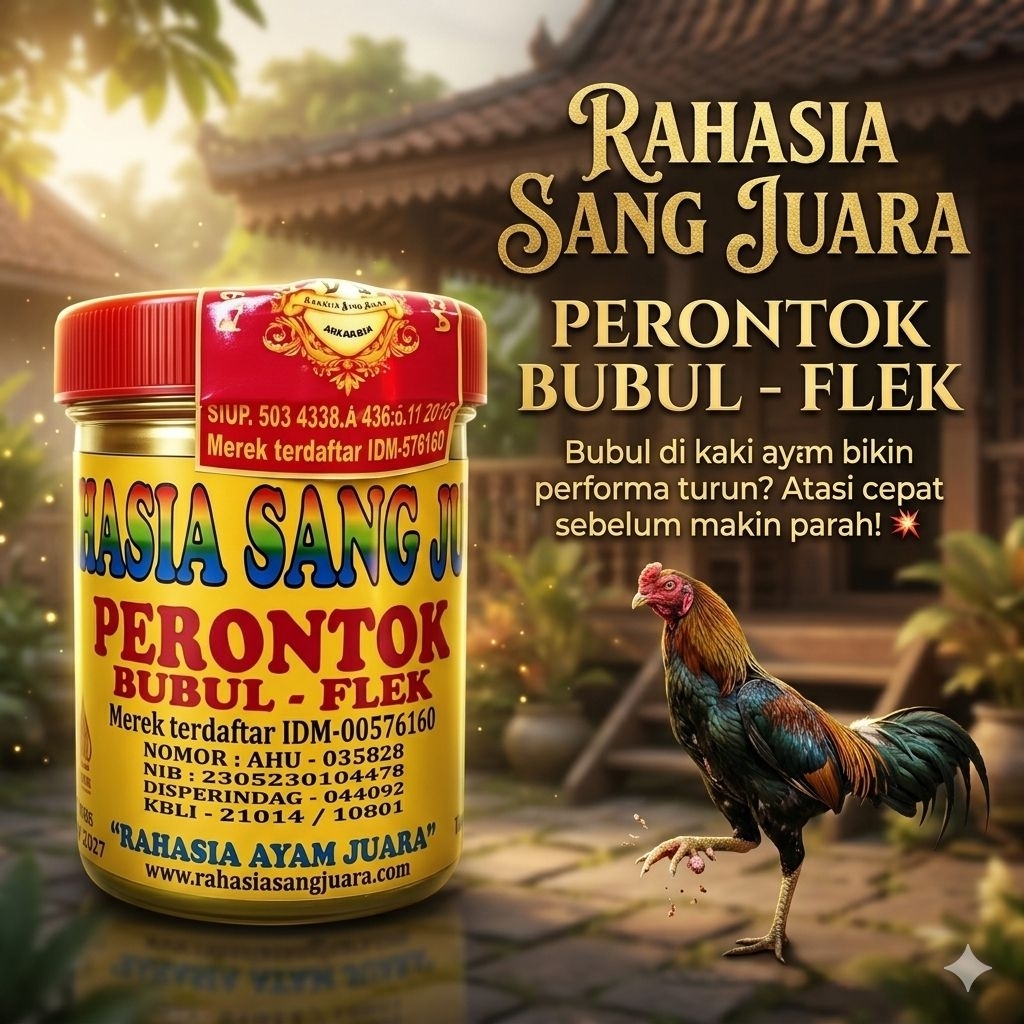 Obat Bubul Ayam Bangkok Aduan Ampuh 50gr – Salep Penghilang Bubulan Kaki Ayam, Luka Telapak & Flek K