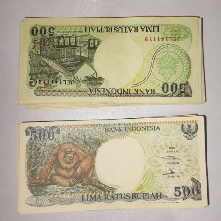 Uang Kuno Indonesia 1992 Rp500 Asli – Kondisi Bagus Koleksi Jadul Langka