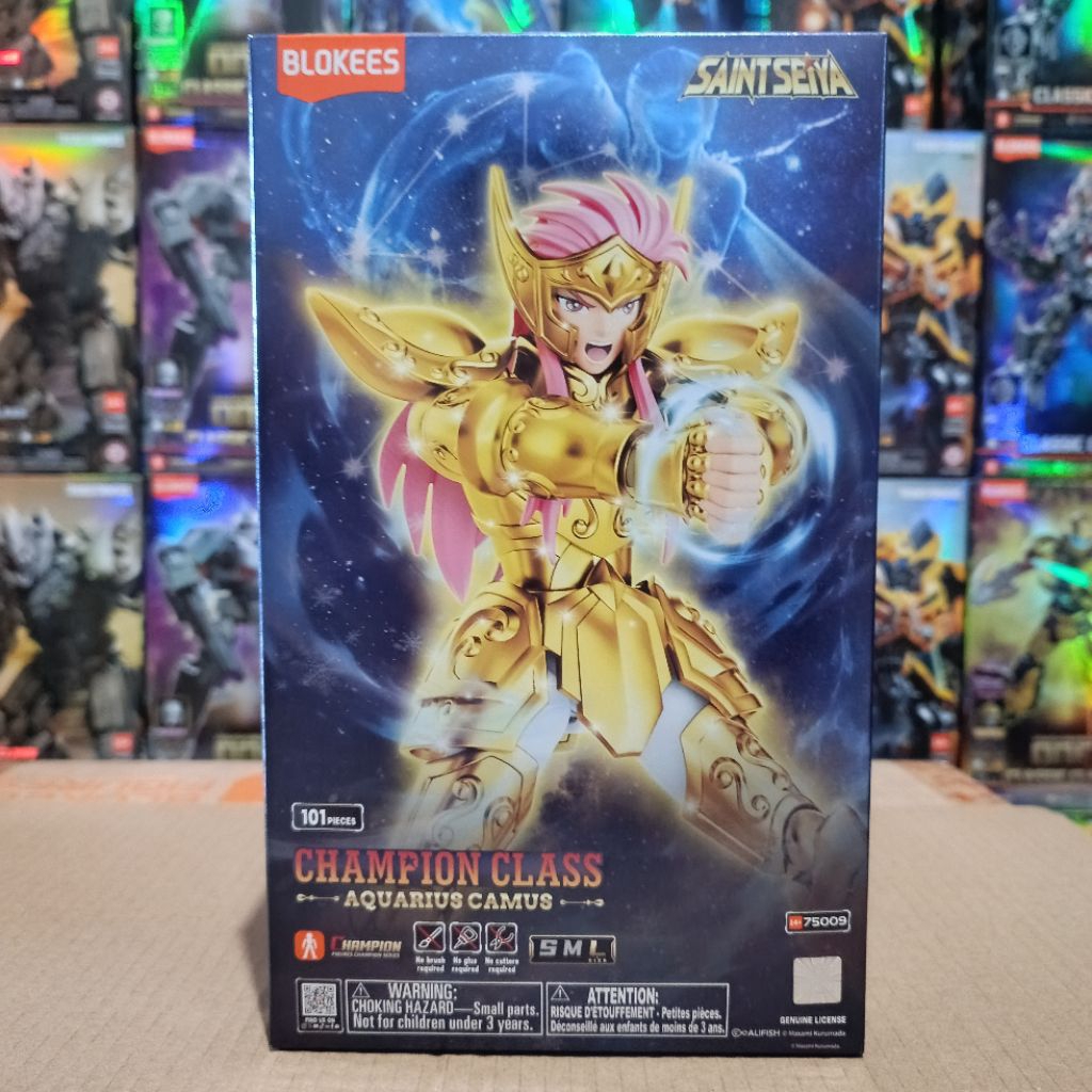 Blokees Saint Seiya Champion Class Aquarius Camus 75009 - Blokees Figures Saint Seiya CC 08