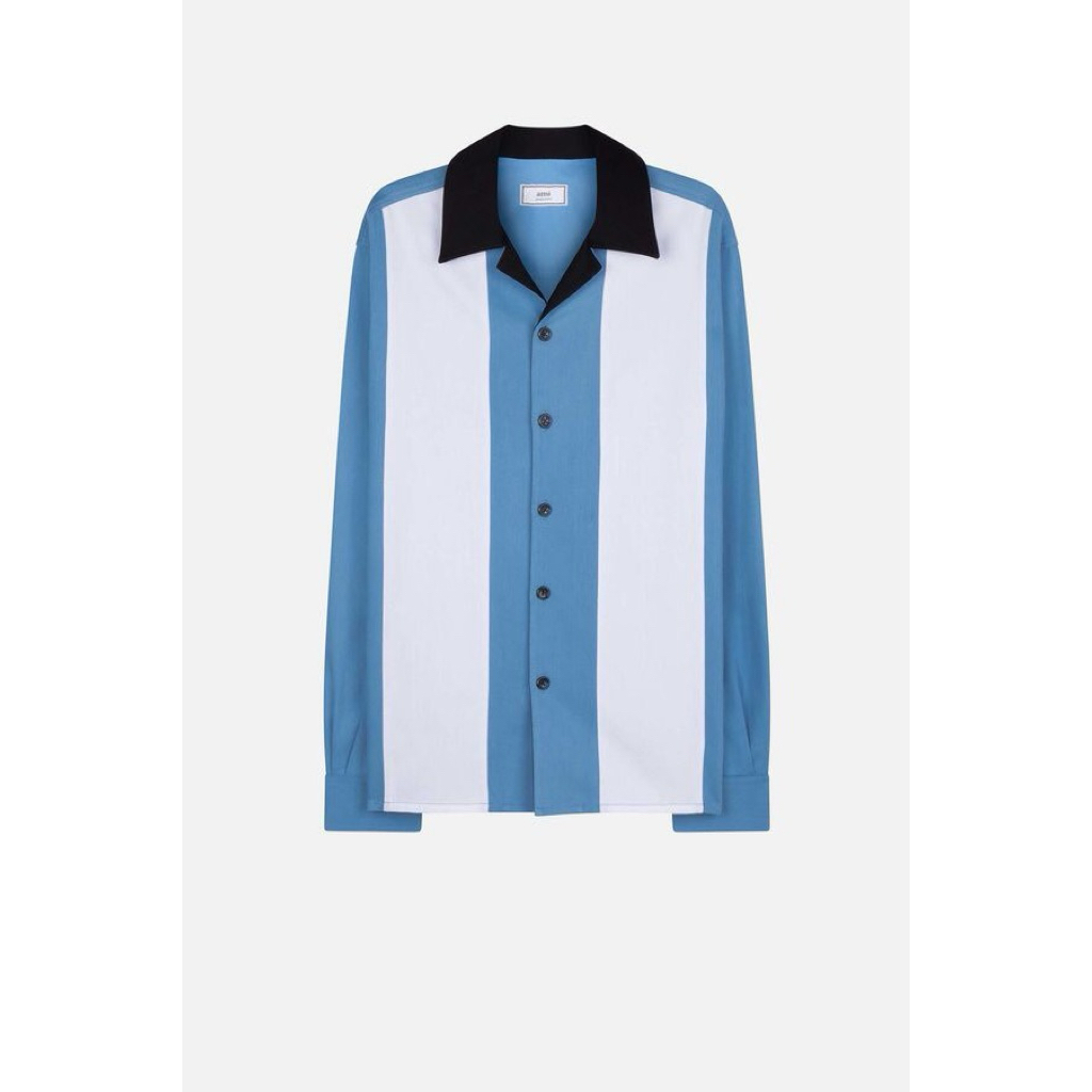 AMI camp collar original long shirt