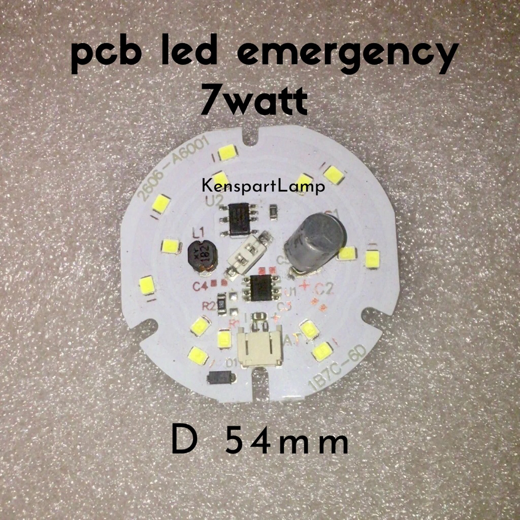 pcb led ac emergency 7watt