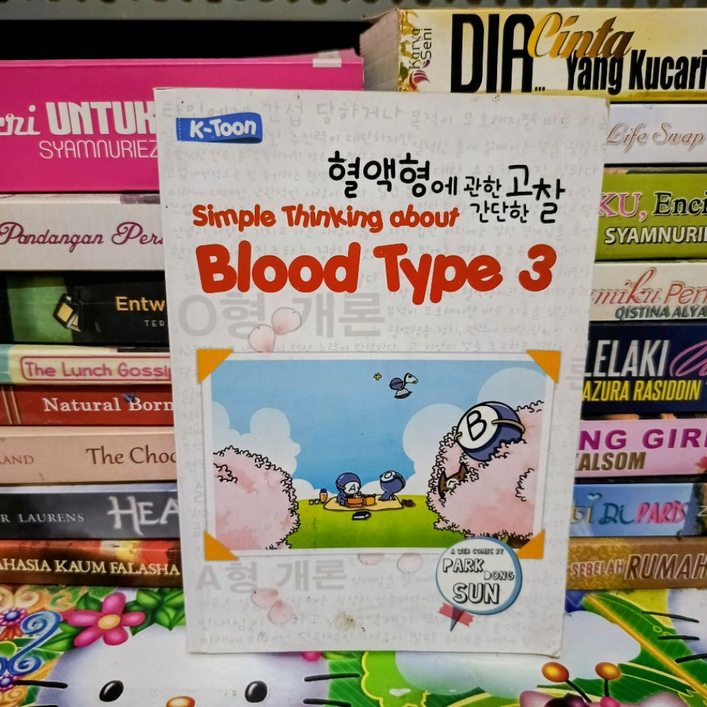 BUKU SIMPLE THINKING ABOUT BLOOD TYPE 3 (ORIGINAL)