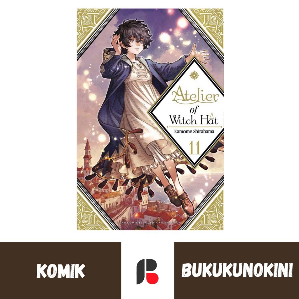 (Original, Segel) Komik Atelier of Witch Hat Vol 1 2 3 4 5 6 7 8 9 10 11 - Kamome Shirahama (Elex Me