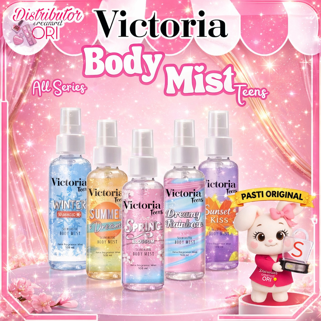 Victoria Teens Body Mist 100ml | BPOM | ORIGINAL | FRAGRANCE body mist