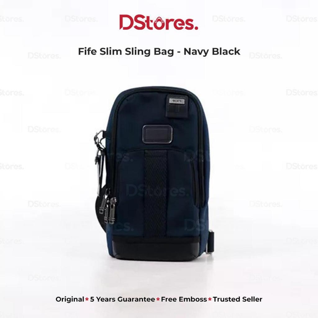 Fife Slim Sling Bag - Navy Black