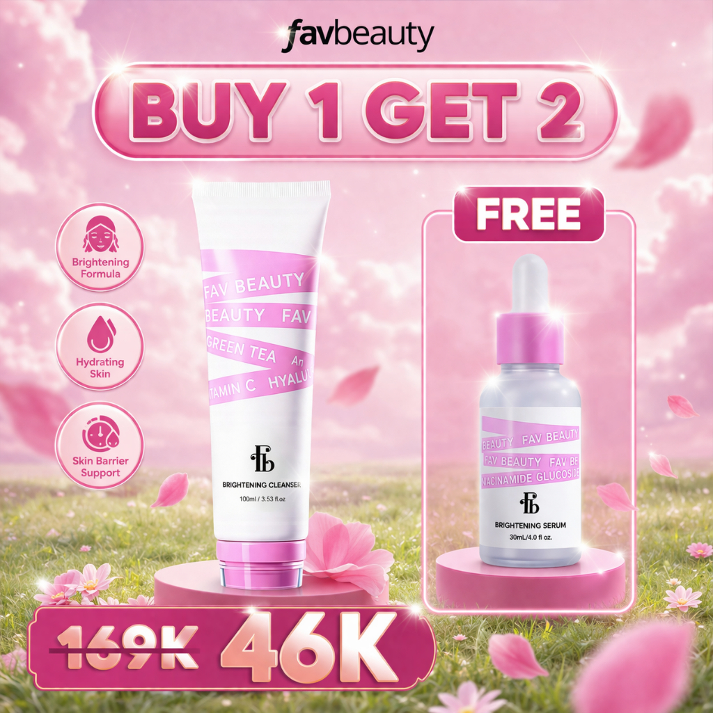 [BUY 1 GET 2] Fav Beauty Brightening Cleanser Niacinamide | Facial Wash Gentle Skincare Sabun Cuci M