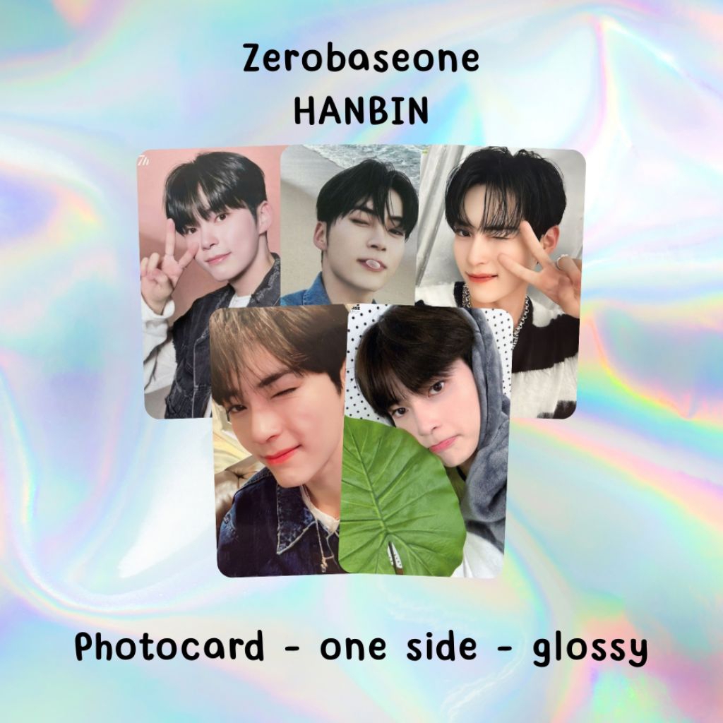 HANBIN SUNG ZEROBASEONE ZB1 PHOTOCARD PC UNOFFCIAL