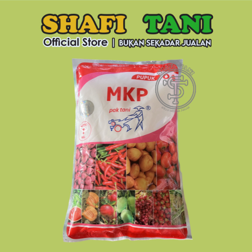 SHAFI TANI Pupuk MKP Pak Tani 1Kg. Pupuk Kalium MKP Pak Tani