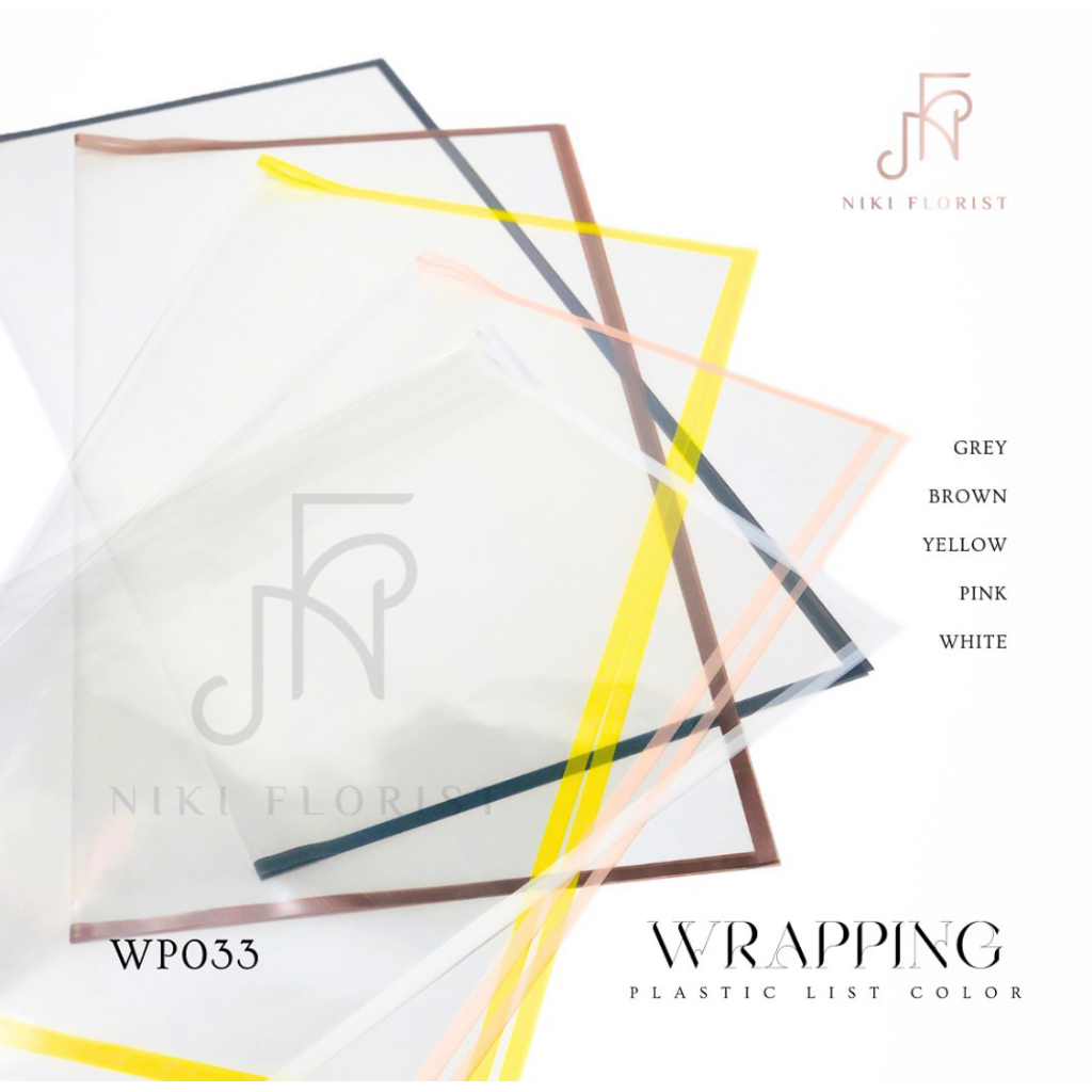 WRAPPING plastic list color