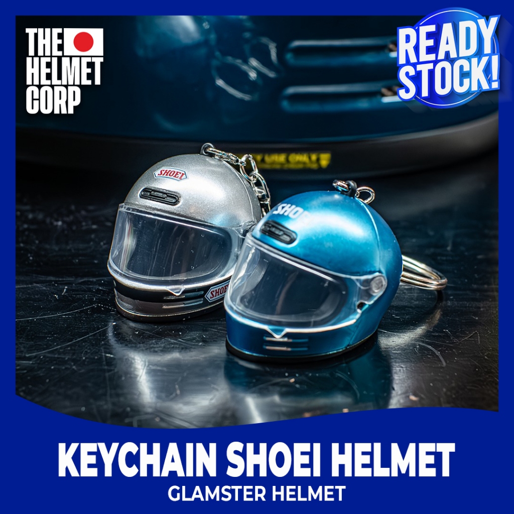 KEYCHAIN SHOEI GLAMSTER HELMET SERIES ORIGINAL GANTUNGAN KUNCI