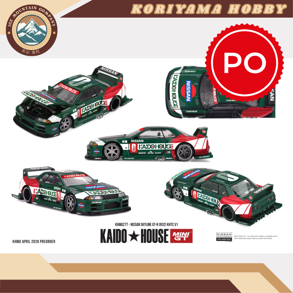 Mini GT Kaido House 277 Nissan Skyline GT-R (R32) KHTC V1 MiniGT