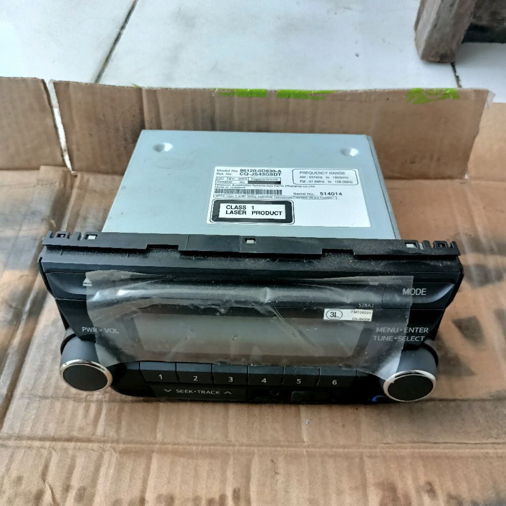 HEAD UNIT TOYOTA VIOS YARIS ALTIS 2015 STIR KIRI ORIGINAL
