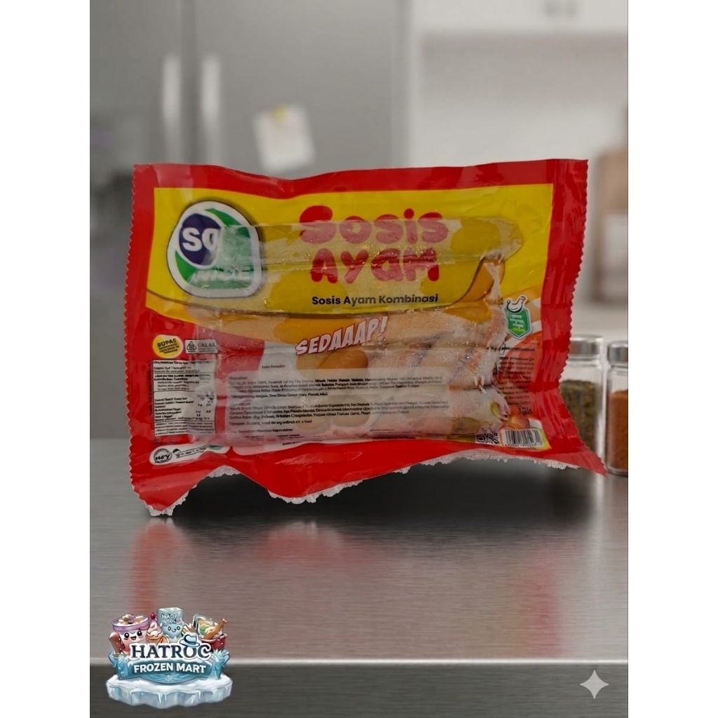 So Nice Sosis Ayam 375 Gr isi 15 pcs