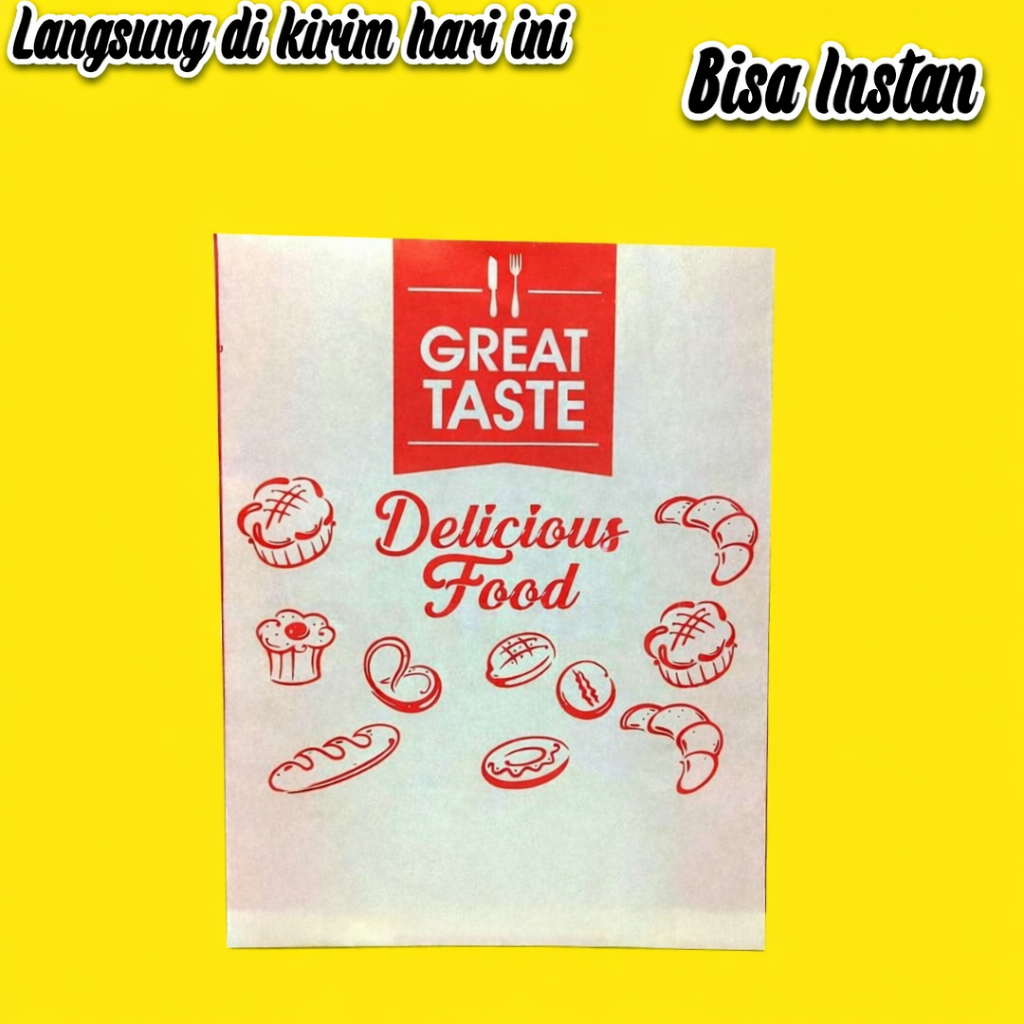 [PROMO] Kemasan Kentang Goreng / Kantong Kentang Goreng / Kantong Kertas Kentang Goreng / Bungkus Ke
