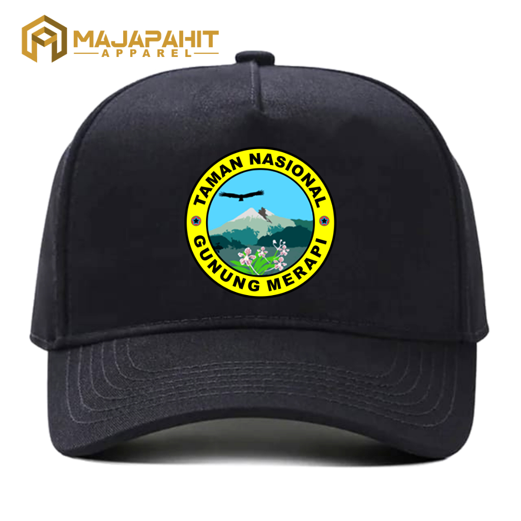 Topi Balai Taman Nasional Gunung Merapi Baseball Full Kain Premium - Majapahit Apparel