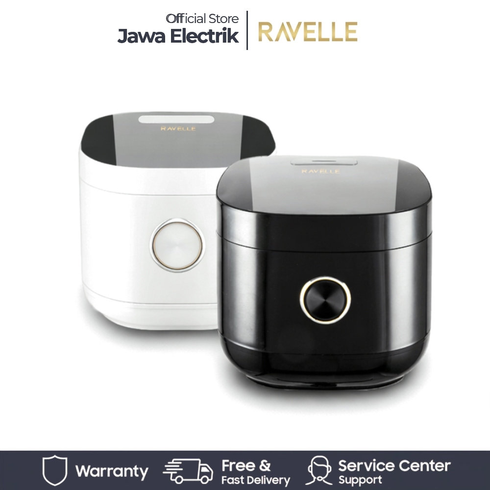 RAVELLE Rice Cooker Onyx Black 5 Liter Digital Low Carbo Rice Cooker