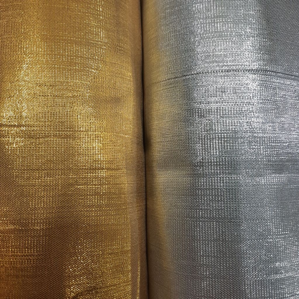 JAYA TEXTILE | Kain LAME Emas Perak MLT