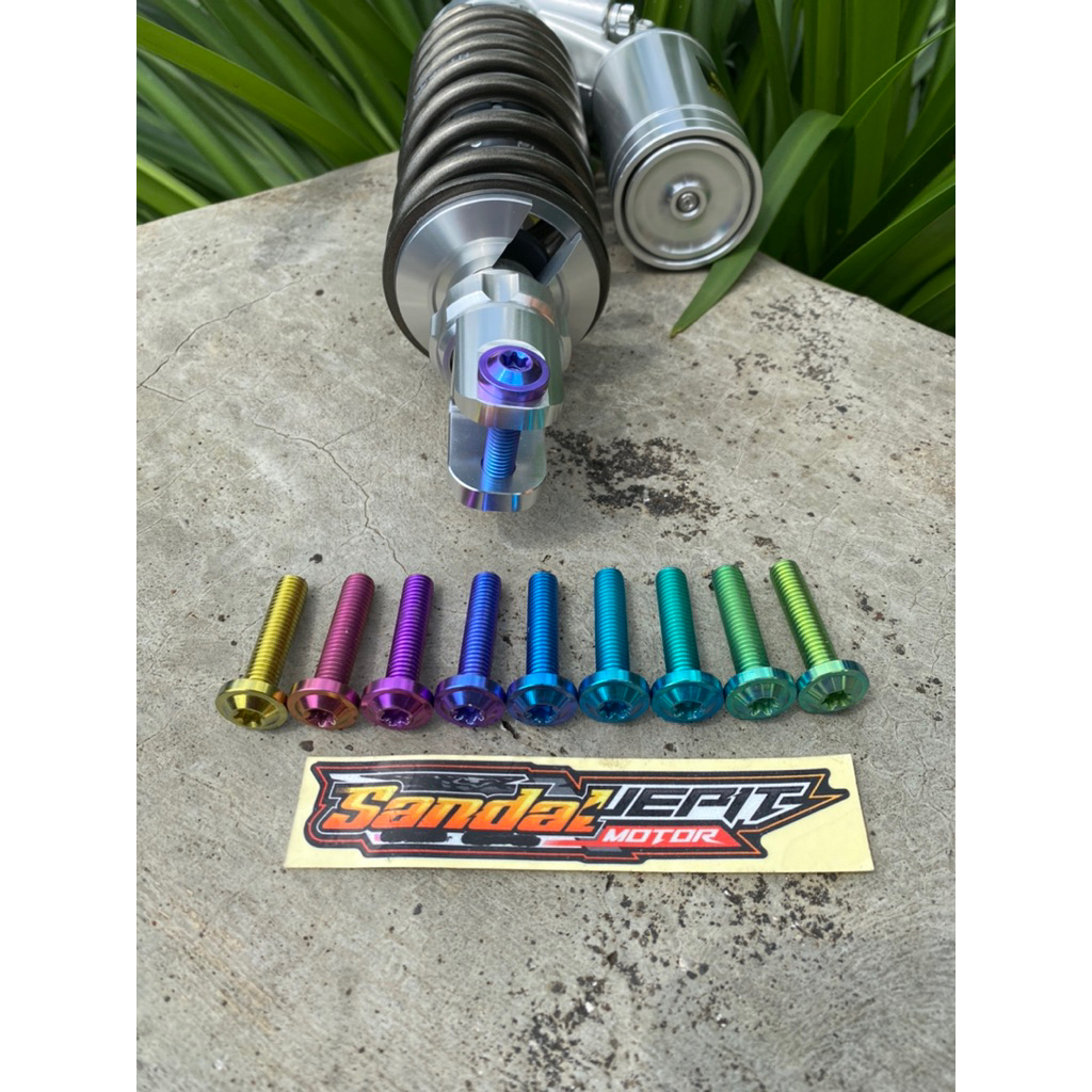 BAUT TITANIUM SHOCK BELAKANG MATIC BAUT TITANIUM SHOCK BELAKANG BEAT FI BEAT KARBU SCOOPY VARIO MIO 