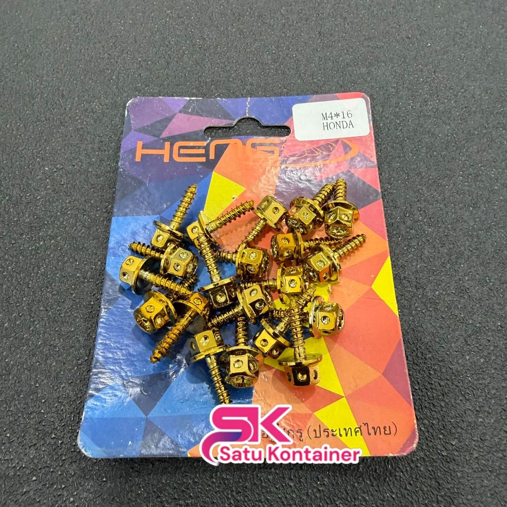 baut body probolt gold flower drat kasar yamaha mio fino soul nmax heng thailand harga promo Satu_Ko