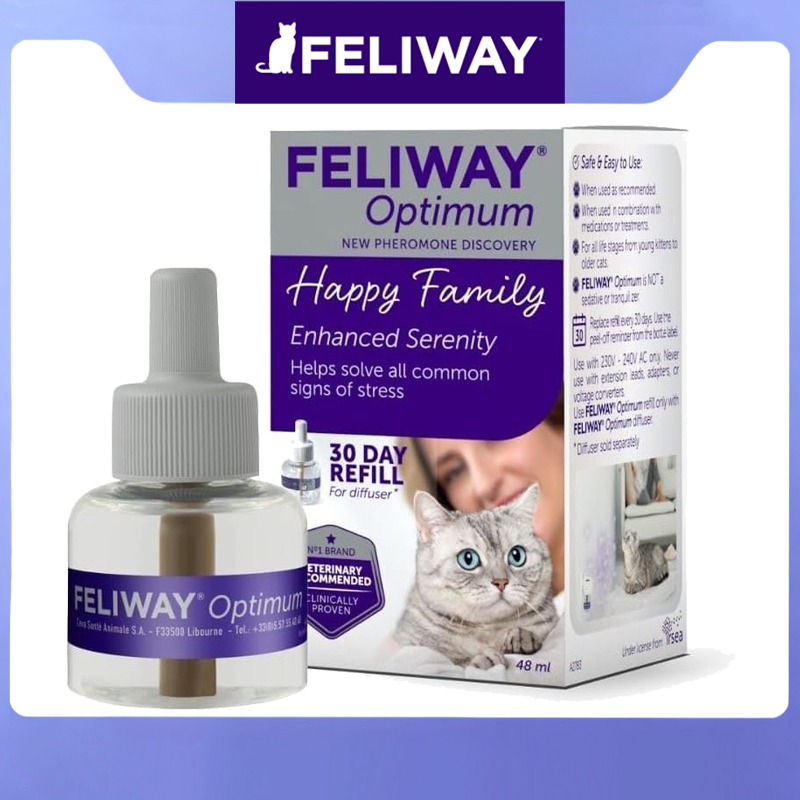 Diffuser Feromon Penenang Kucing Isi Ulang 48 ml - Mengurangi Stres dan Perilaku Bermasalah
