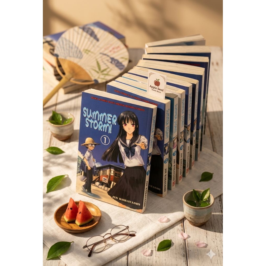 Komik Set - Summer Storm Vol. 1-8 END - 3 Komik Kolpri, 5 Komik Segel
