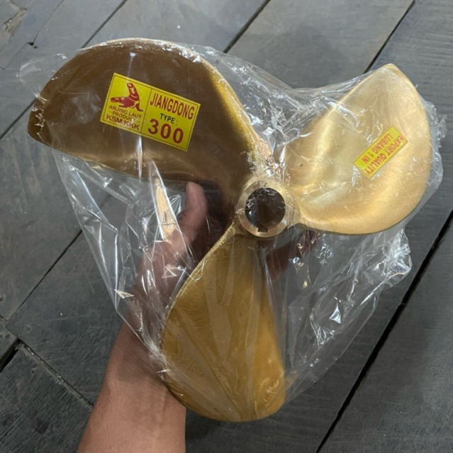 kipas kapal / perahu nelayan tipe jiandong 300 bahan kuningan asli merk KSM
