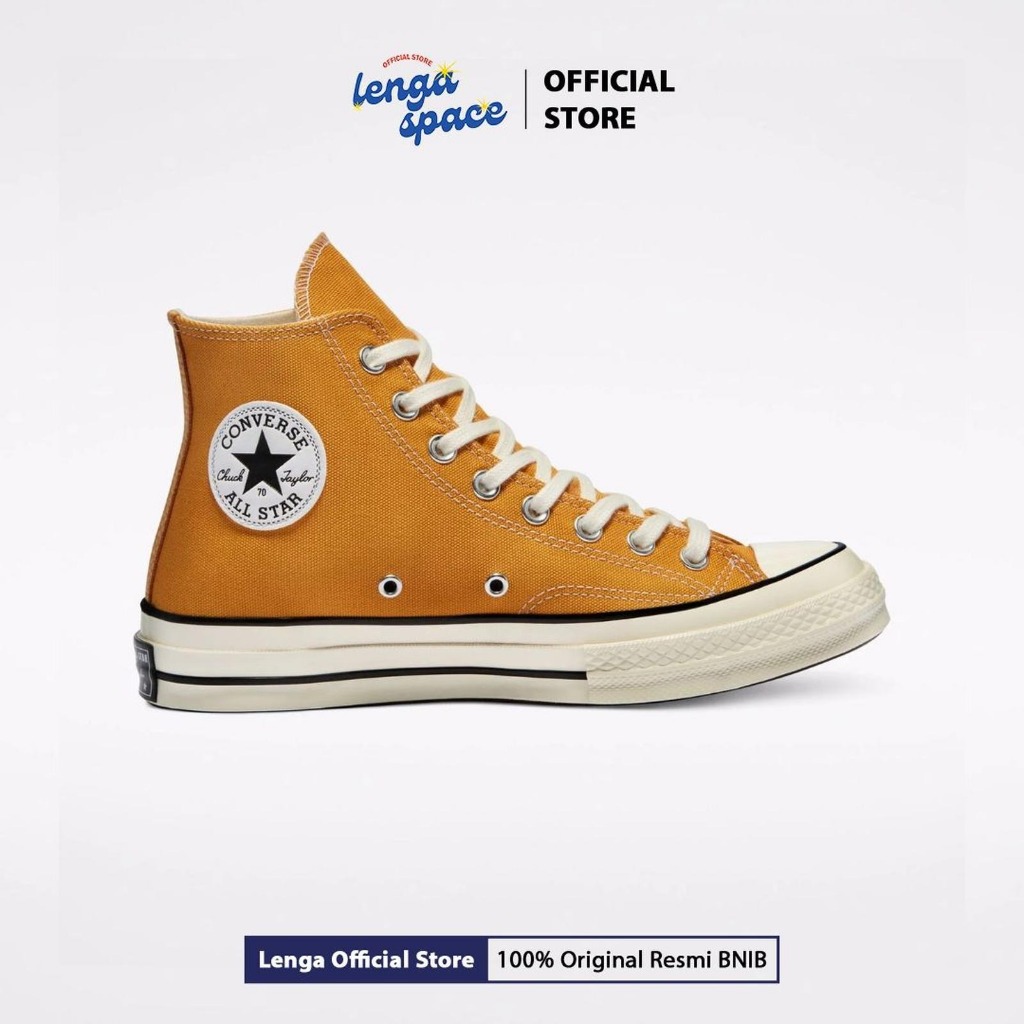 Sepatu Sneakers Pria All Star Chuck Taylor 70’s High - Sun Flower (162054C) ORIGINAL