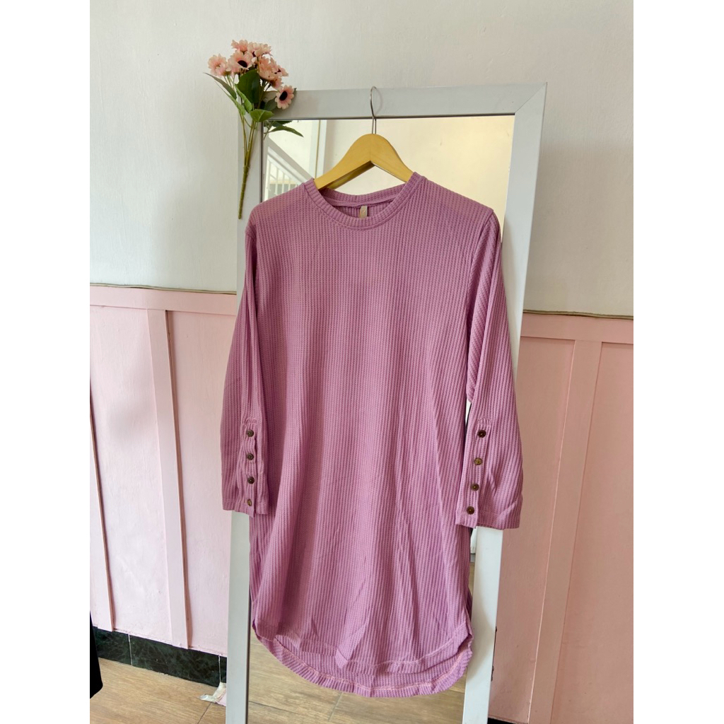 TUNIK LAURA KANCING/aTUNIK KNIT UNIQLO/TUNIK HIJAB