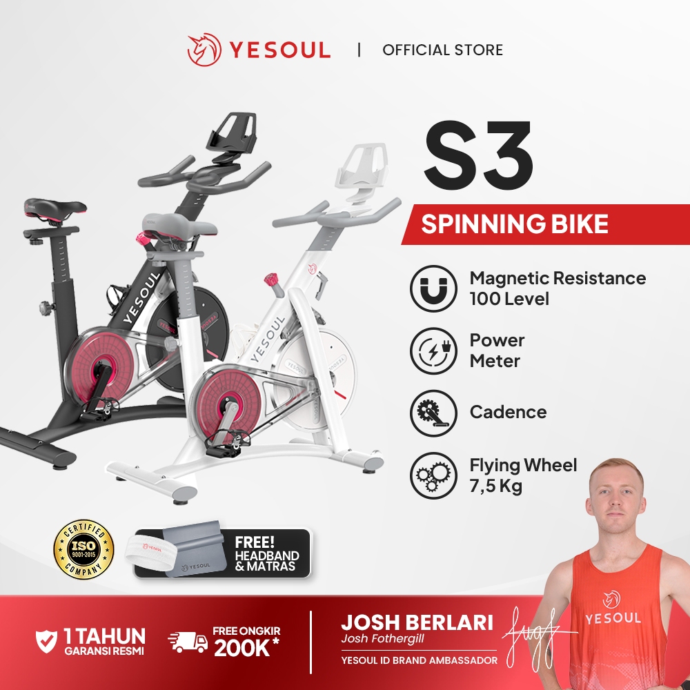 Yesoul Spinning Bike S3 via Kargo
