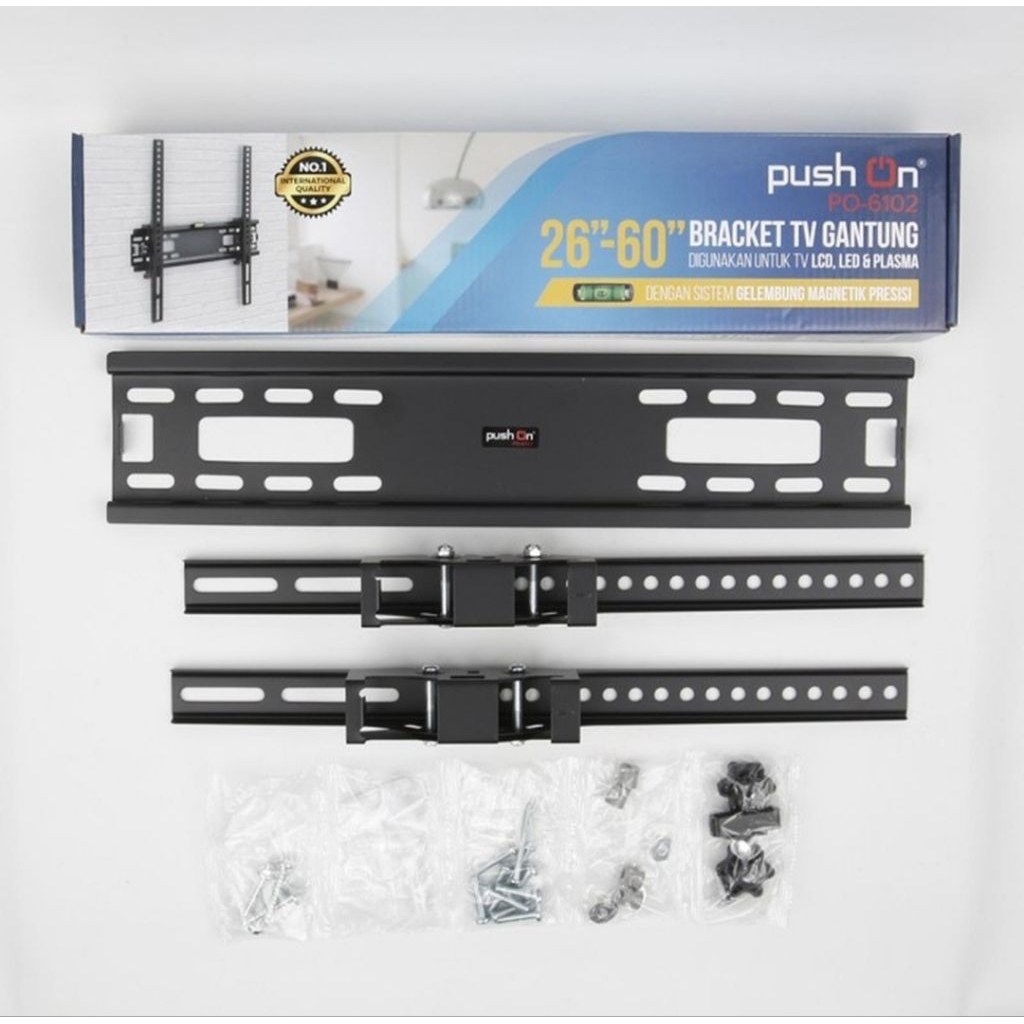 PUSH ON Bracket Breket Braket TV LCD LED Plasma 26"-60" 26-60 Inch PO-6102 PO6102
