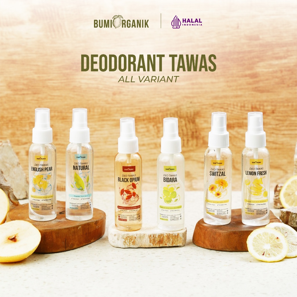 TAWAS SPRAY DEODORANT 100ML - BUMI ORGANIK / PENGHILANG BAU BADAN / ANTIPERSPIRANT / TAWAS SPRAY DEO