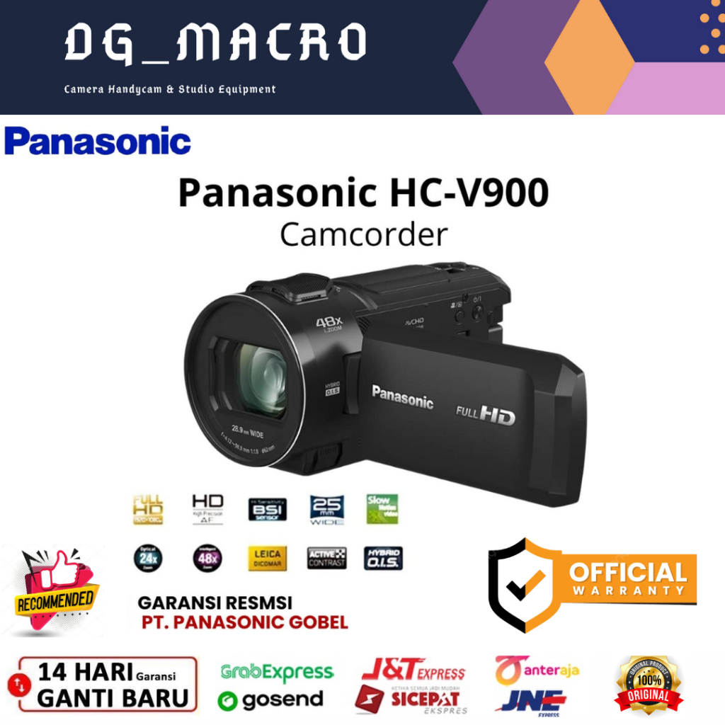 Panasonic V900 Full-HD Camcorder Handycam Panasonic HC-V900