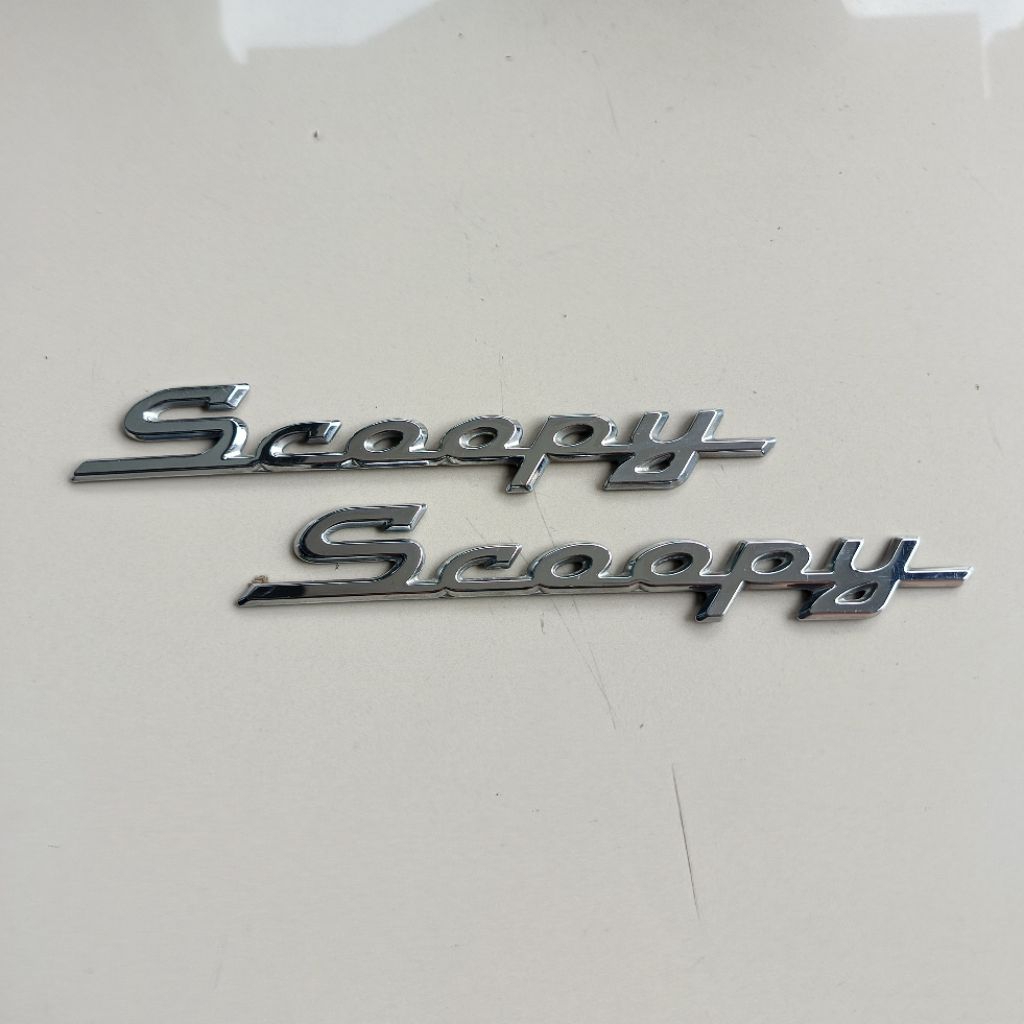 emblem emblim logo body bodi kiri kanan honda scoopy fi 2014-2016 original