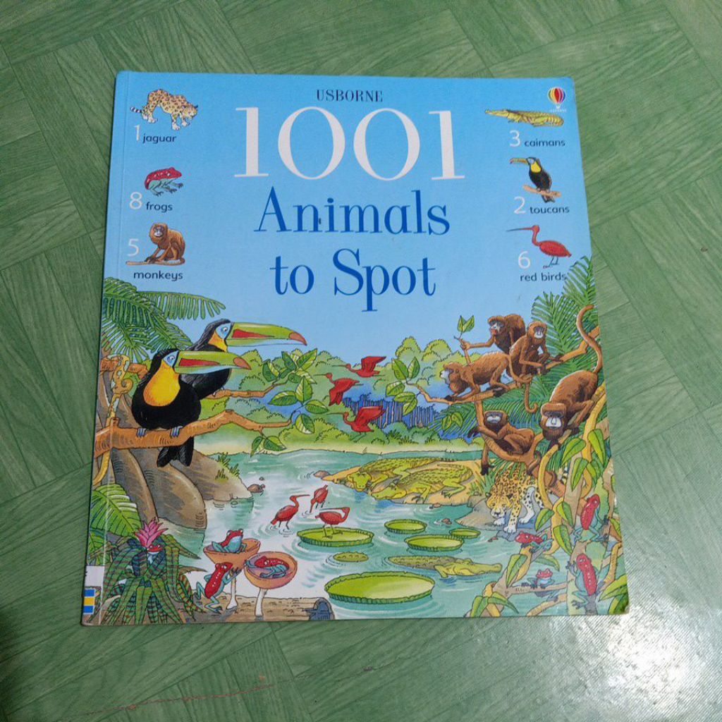 buku anak 1001 Animals to sport Usborne