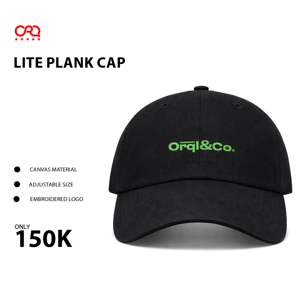 ORAQLE Polo Cap Topi Pria & Wanita Lite Plank CAP
