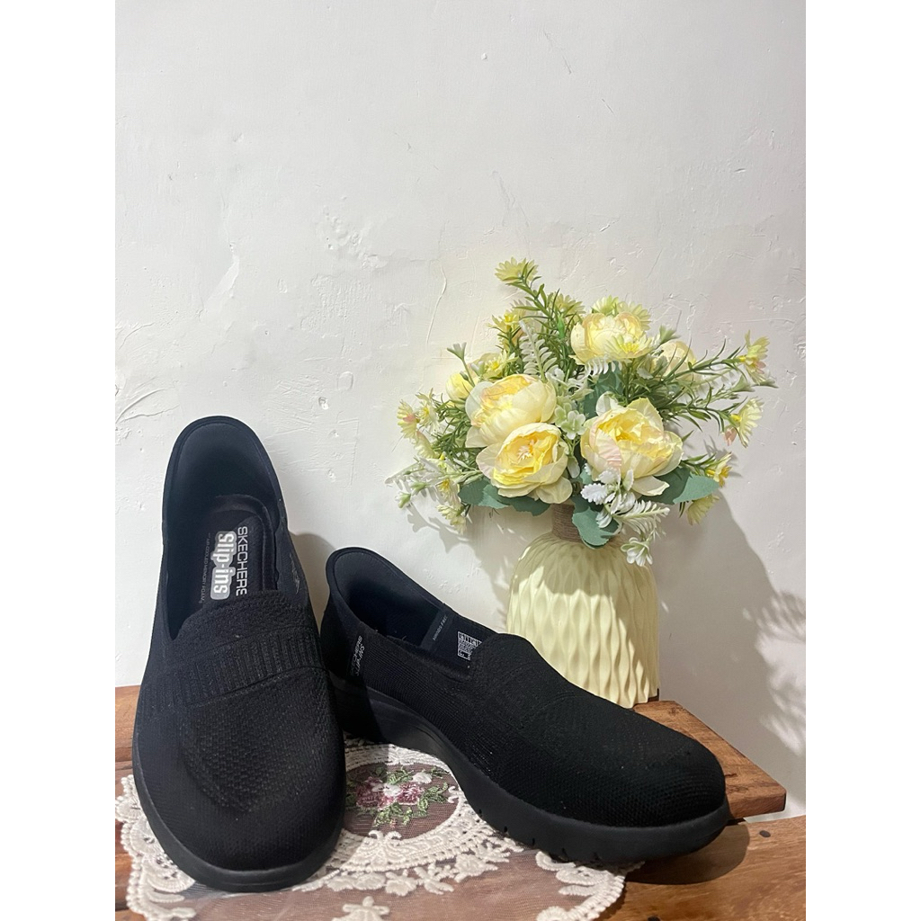 skechers slip-ins-on-the-go flex-black