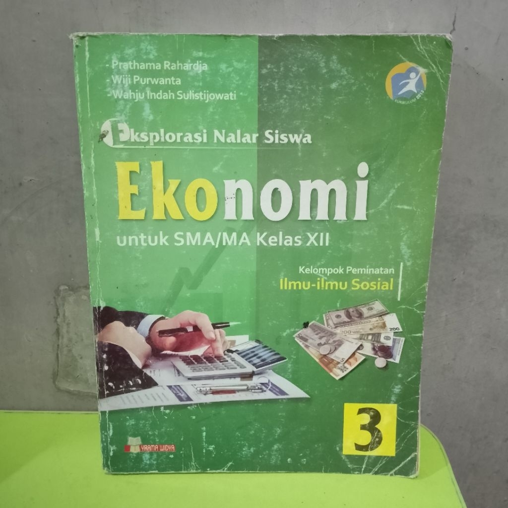 EKONOMI UNTUK SMA/MA KELAS 12 PENERBIT YRAMA WIDYA
