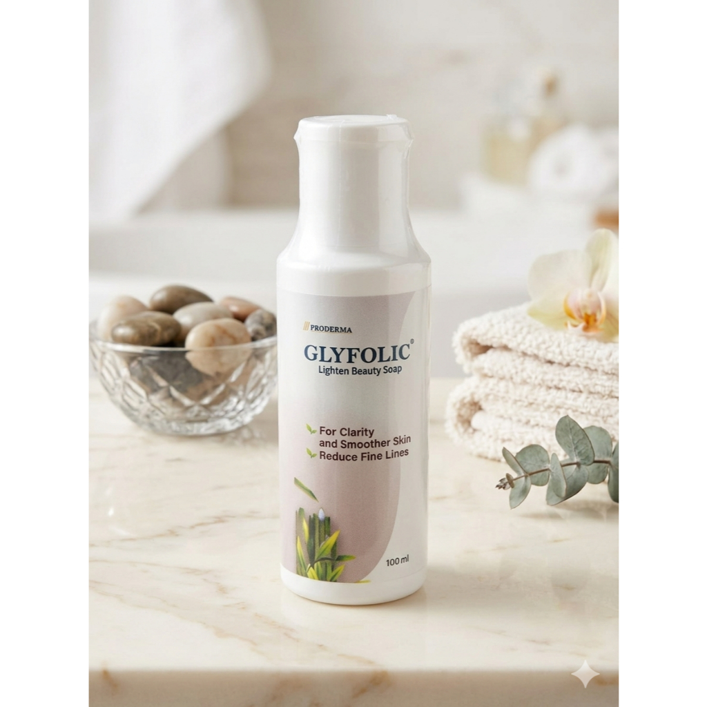 Glyfolic Lighten Beauty Soap (Sabun pencerah kulit wajah)
