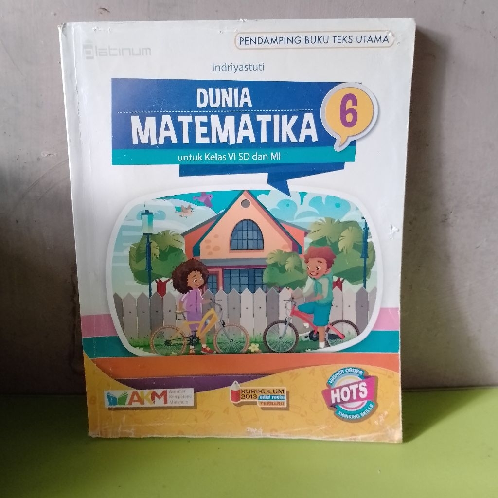 AKM DUNIA MATEMATIKA UNTUK SD/MI KELAS 6 PENERBIT PLATINUM